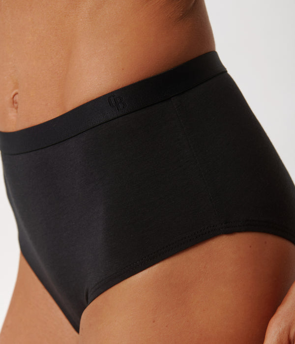 6-pack maxi trosor svarta/grå