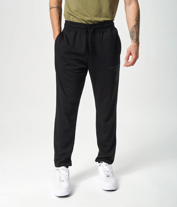 Svarta bambu sweatpants med logga