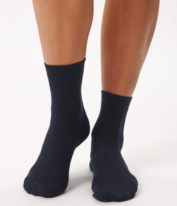 5 par bambus strømper i mauve og stribe mix (low cut) Copenhagen Bamboo